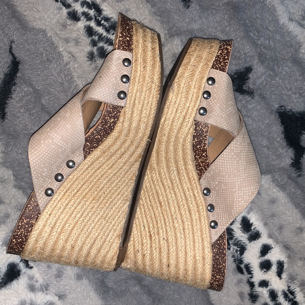 Lucky Brand Leather LK-Neeka Platform Wedge — 8 - Picture 2 of 15